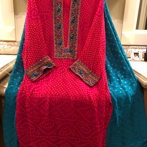 Indian Pakistani suit palazzo - Picture 2 of 8